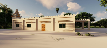 مسجد وبئر 270م2